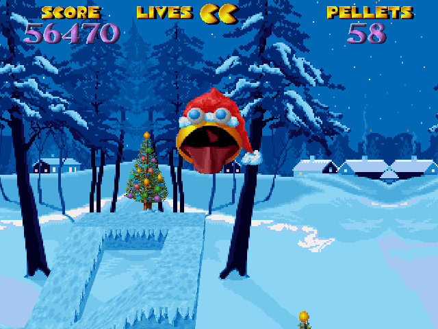 3D Maze Man: Adventures in Winter Wonderland abandonware