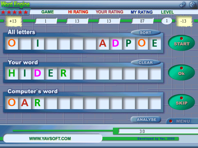 5 Star Word Engine abandonware