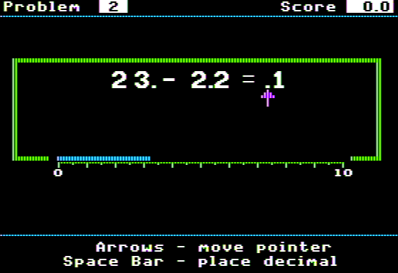 Conquering Decimals (+, -) abandonware