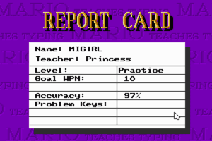 Mario Teaches Typing abandonware