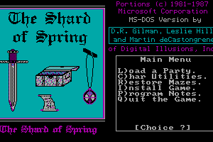 Shard of Spring abandonware