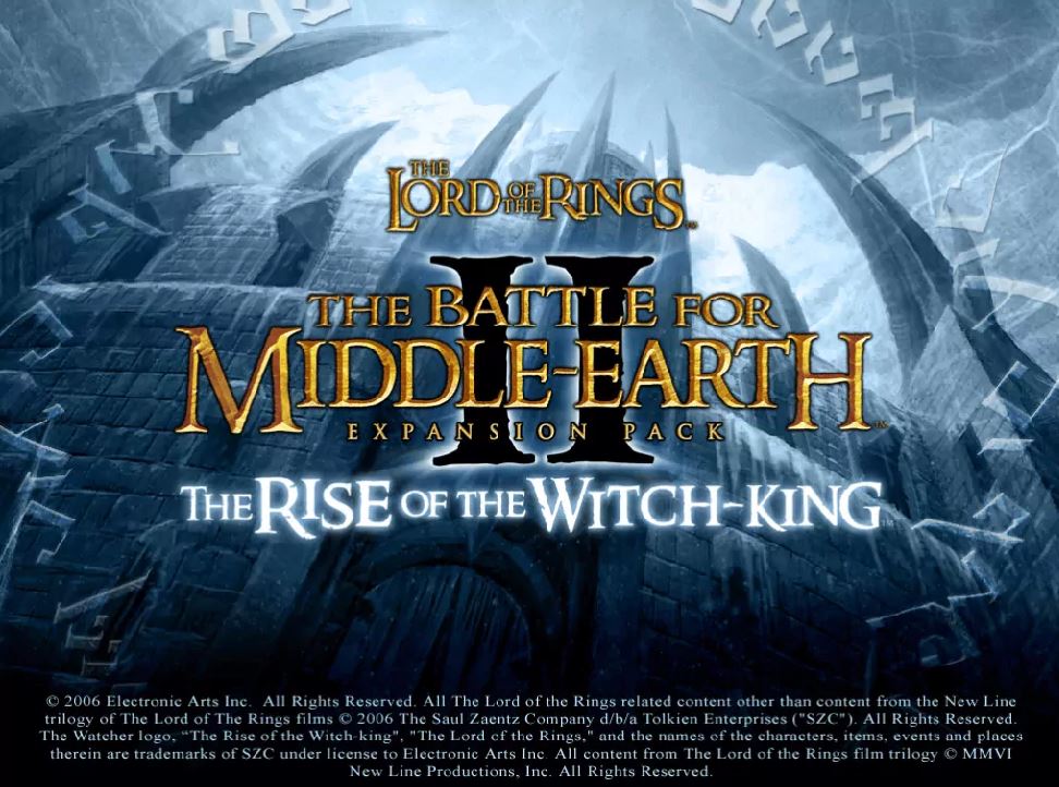 THE LORD OF THE RINGS: THE BATTLE FOR MIDDLE-EARTH II - THE RISE OF THE WITCH-KING